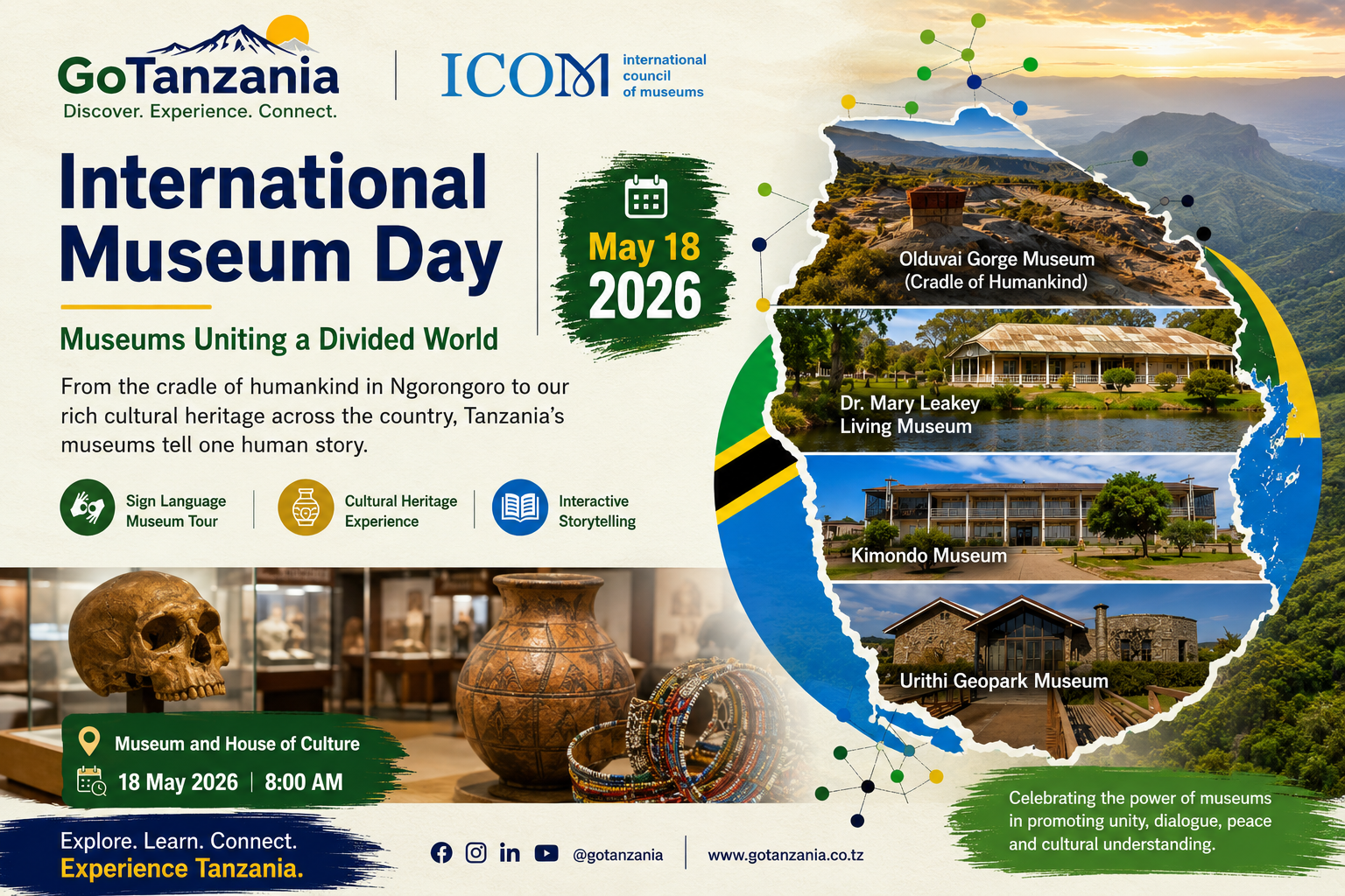 Tanzania Marks International Museum Day with a Unified Call to Preserve Humanity’s Shared Heritage