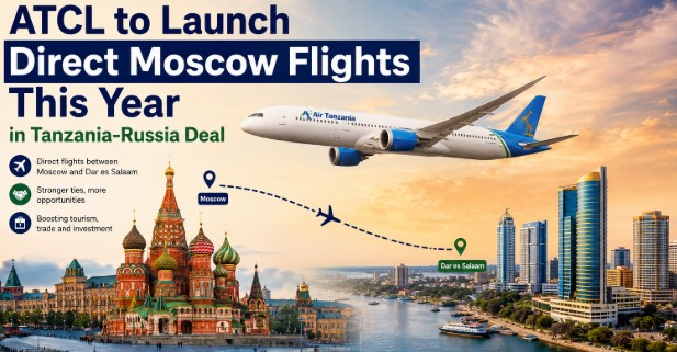 ATCL to Launch Direct Moscow Flights This Year in Tanzania-Russia Aviation Deal